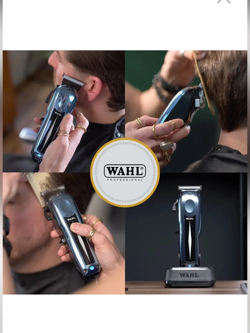 Brand New! Pro Level Wahl Super Taper X Cordless Clipper in Metallic Blue